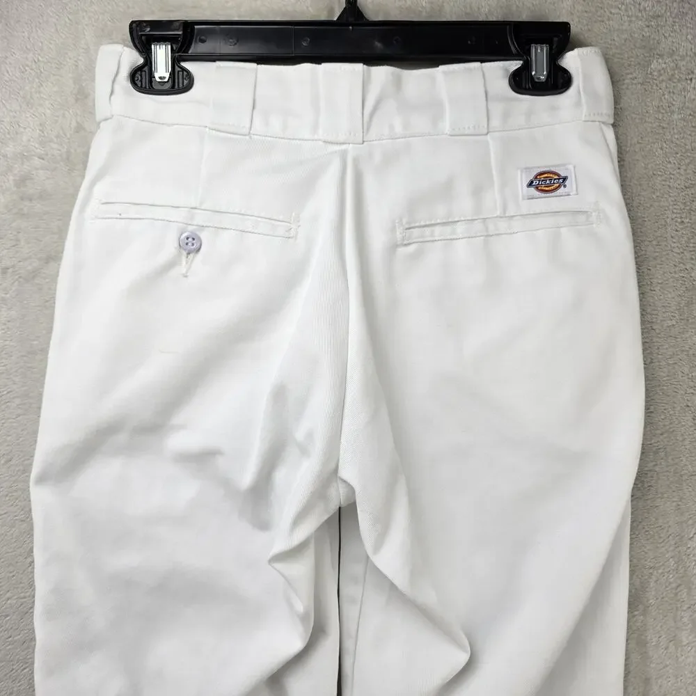 Dickies X Basketcase Gallery 874 Work Pants Mens 28x28 White Cowboy Horse